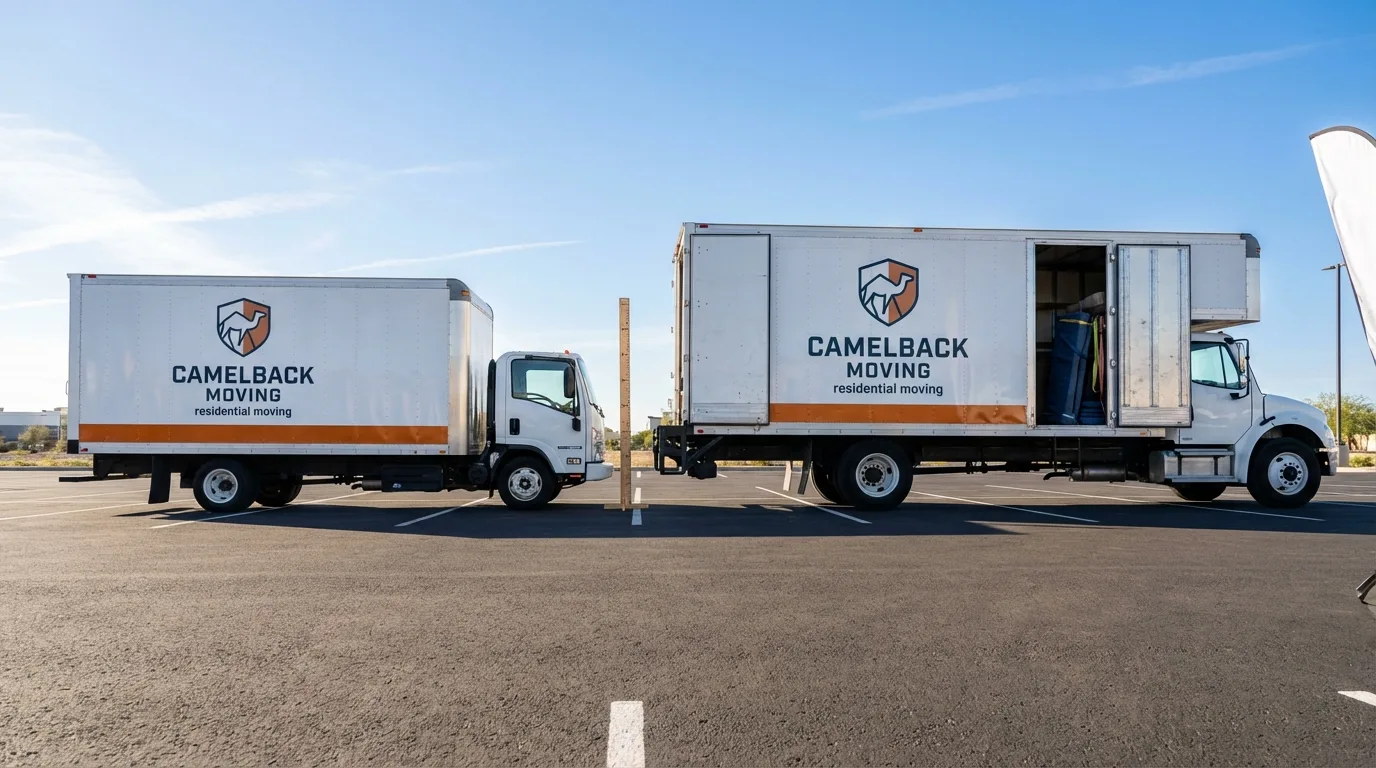Moving truck size capacity guide in Lancaster